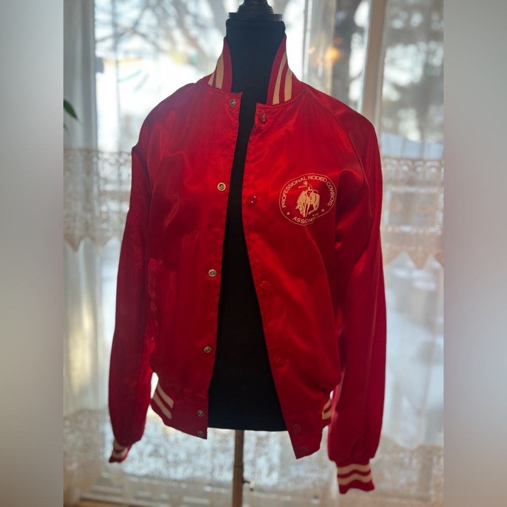 Vintage Professional Rodeo Cowboys Association Satin Jacket
